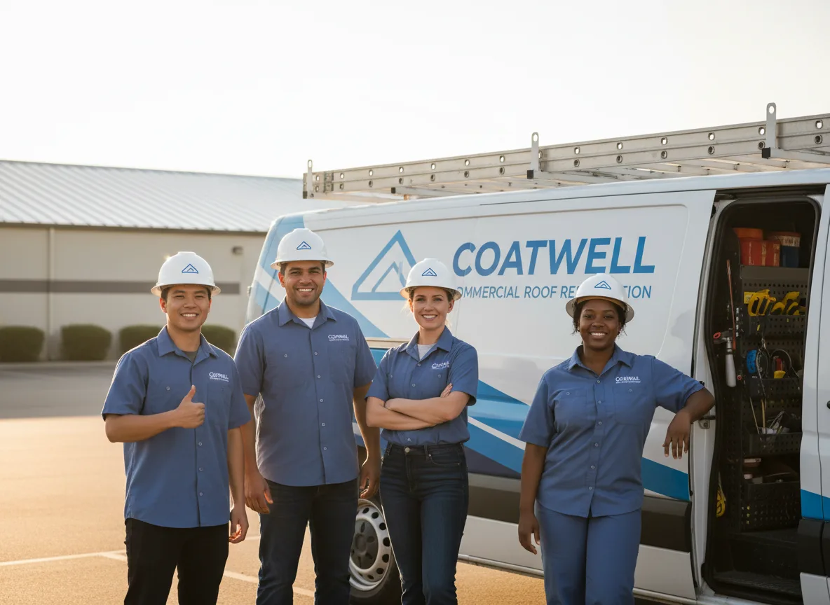 Commercial roof coating company in Treadwell, NY